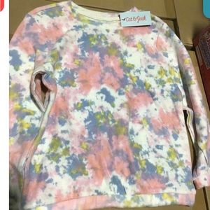 NWT Cat & Jack fleece sweatshirt size L 10/12